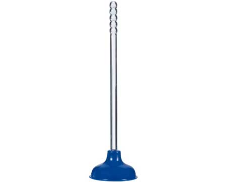 Designer Toilet Plunger - Blue