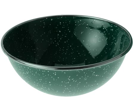 GSI Outdoors Enamelware Pioneer 5.75" Mixing Bowl - Dark Green