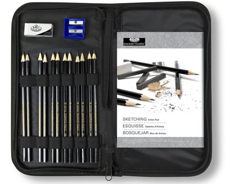 Royal & Langnickel Essentials Sketching Set - Slate Gray