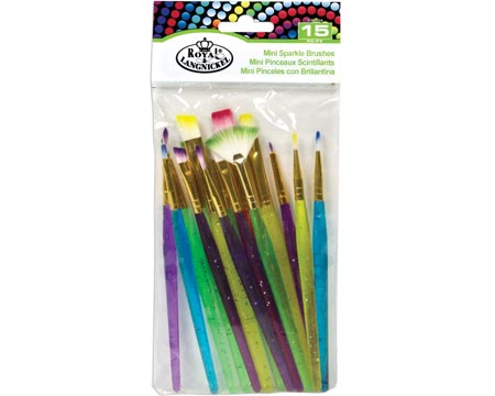 Royal & Langnickel® 15-piece Mini Sparkle Brush Set