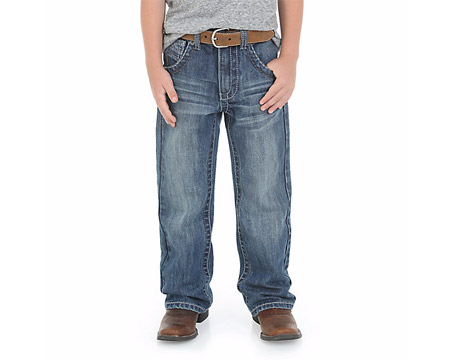 Wrangler® Big Boy's 20X™ Vintage Slim-Fit Boot Cut Jeans - Midland Wash