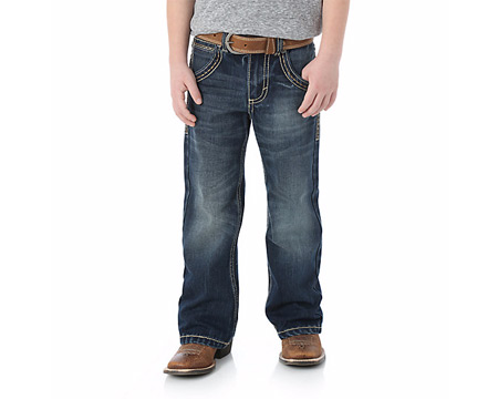 Wrangler® Little Boy's 20X Vintage Slim-Fit Boot Cut Jeans - Midland Wash