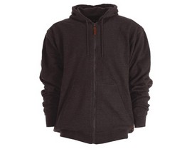 Berne® Original Hooded Thermal Lined Sweatshirt - Charcoal