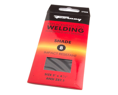 Forney® #8 Replacement Welding Lens - 2" x 4.25"