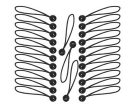 Keeper® 8 in. Bungee Toggle Ball Cords Set - 25 pack