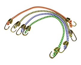 Keeper® 10 in. Mini Bungee Cords Set - 4 pack