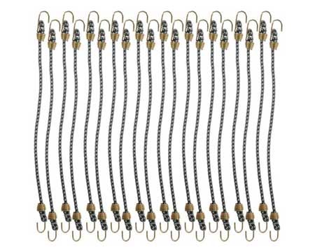 Keeper® 10 in. Mini Bungee Cords Set - 20 pack