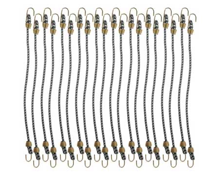 Keeper® 10 in. Mini Bungee Cords Set - 20 pack