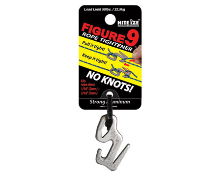 Nite Ize® Figure 9 Small Rope Tightener - Silver