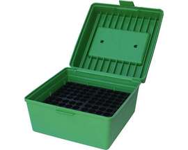 MTM Case-Gard® Deluxe Ammo Case with Bullet Tip Protection - Green - 100 Rounds