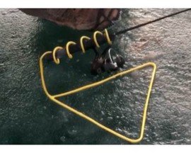 V-Ice Wrap Ice Fishing Pole Holder