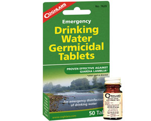 Emergency Drinking Water Tablets