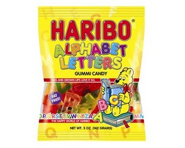 Haribo® Alphabet Letters Gummi Candy