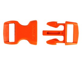 Atwood Rope  3/8-inch Paracord Buckles - Orange