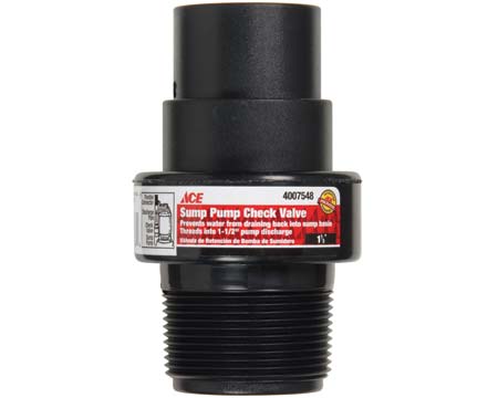 Ace® 1.5-inch Sump Pump Check Valve