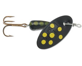 Panther Martin Black Spotted Teardrop Spinner - Size 6