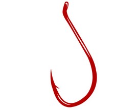 Gamakatsu Red Octopus Hooks - Size 4