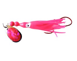 Rocky Mountain Tackle  1.5-inch Double Glow Pink Super Squid