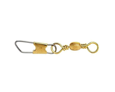 Eagle Claw® Barrel Swivel with Safety Snap - Size 7