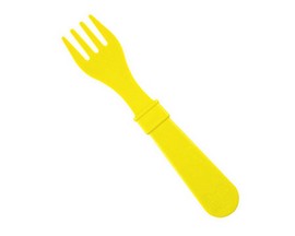Re-Play® Recycled Plastic Fork - Yellow