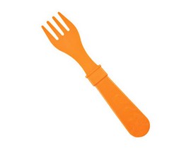 Re-Play® Recycled Plastic Fork - Orange