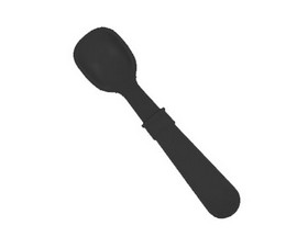 Re-Play® Recycled Plastic Spoon - Black
