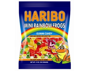Haribo® Mini Rainbow Frogs Gummi Candy