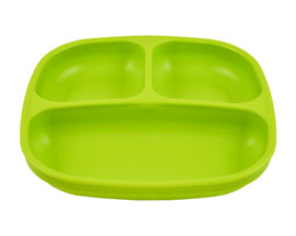 Re-Play Recycled Plastic Green Divided Plate
