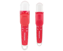 Fox Run Adjust-A-Tablespoon & Adjust-A-Teaspoon Set - Red