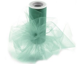 Hunter Green Tulle - 6" x 25 yards