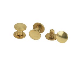 Weaver Leather Plain Chicago Screws Handy Pack - Solid Brass