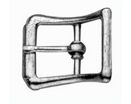 Partrade® 1 in. Square Curved Center Bar Buckle - Nickel Plated