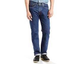 Levi® Men's 505 Regular Fit Jeans - Dark Stonewash