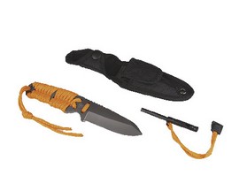 5ive Star Gear® Survival Paracord Knife - Orange
