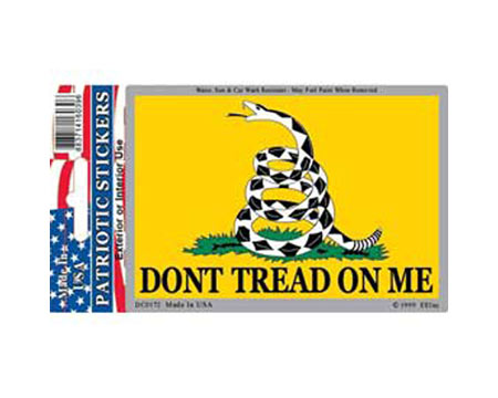 Eagle Emblems Don't Tread On Me Sticker