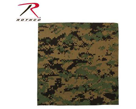 Rothco® Woodland Digital Camo Bandana