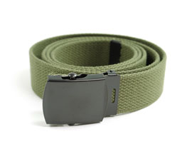 OD Web Belt with Black Buckle