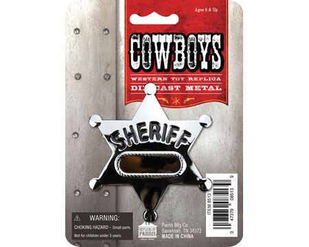 Parris Toys® Cowboys Sheriff's Badge Replica