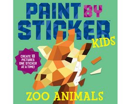 Paint By Sticker® Kid's Sticker Art Book - Zoo Animals
