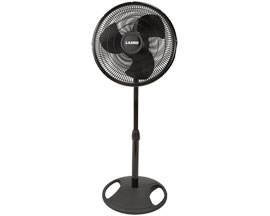 Lasko® 16" Oscillating Black Stand Fan
