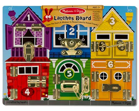 Melissa & Doug® Wooden Latches Board Puzzle