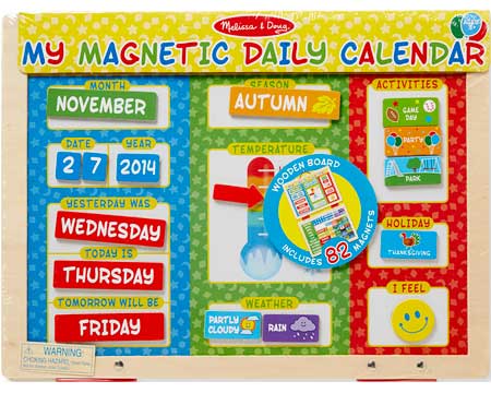 Melissa & Doug® My Magnetic Daily Calendar