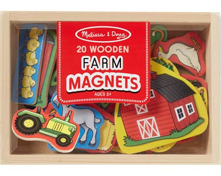 Melissa & Doug® Wooden Magnets - Farm