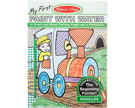 Melissa & Doug My First Paint with Water Vehicles