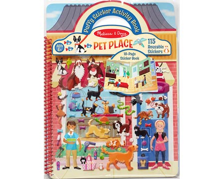Melissa & Doug® Puffy Sticker Activity Book - Pet Place