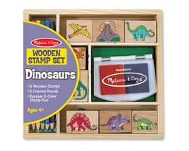 Melissa & Doug Dinosaur Wooden Stamp Set
