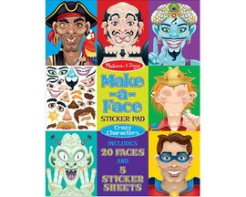 Melissa & Doug® Make-A-Face Sticker Pad - Crazy Characters
