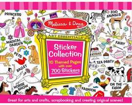 Melissa & Doug® Sticker Collection Book with Pink Spine