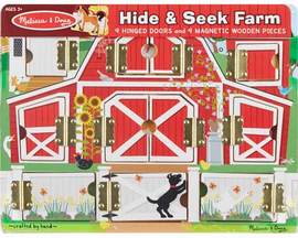 Melissa & Doug Magnetic Hide & Seek Farm Puzzle