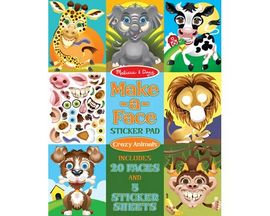 Melissa & Doug® Make-A-Face Sticker Pad - Crazy Animals